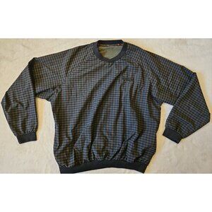 Rare Plaid SunIce Golf Pullover Windbreaker Mens Multicolor Sweatshirt XL